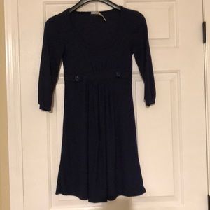 Kimchi Blue Urban Outfitters dress in navy